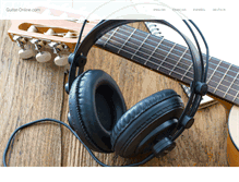 Tablet Screenshot of guitar-online.com